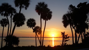 Sunset over the Indian River